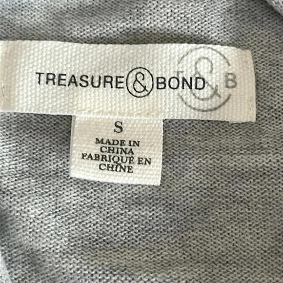 Treasure & Bond Cashmere/Viscose Turtleneck Sweater in Gray - NWOT - Size Small - Picture 4 of 5